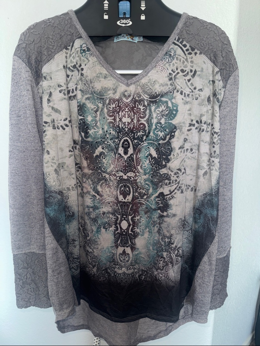 Unity World Wear Charcoal Knit Crewneck Sweater